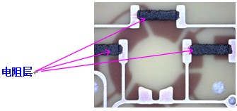 将买回的电阻油墨,直接印刷在PCB表面,主要用于代替OD体育表面电阻器