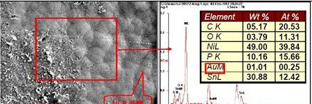 对PCB板焊锡不良做微观与表面元素分析(图1)